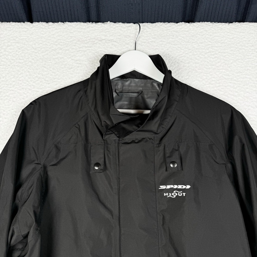 SPIDI H2OUT Waterproof Windbreaker Jacket Black Women's XL ? - Picture 3 of 16